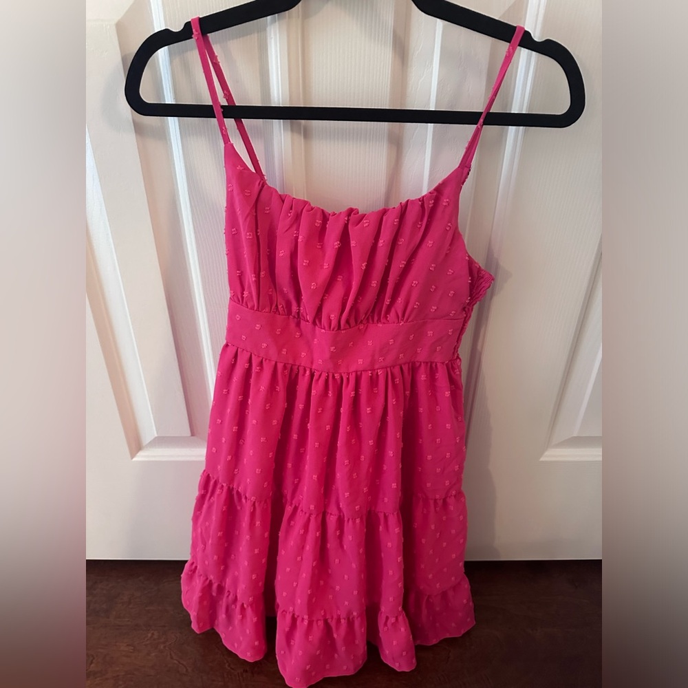 Amazon Pink Sleeveless Dress